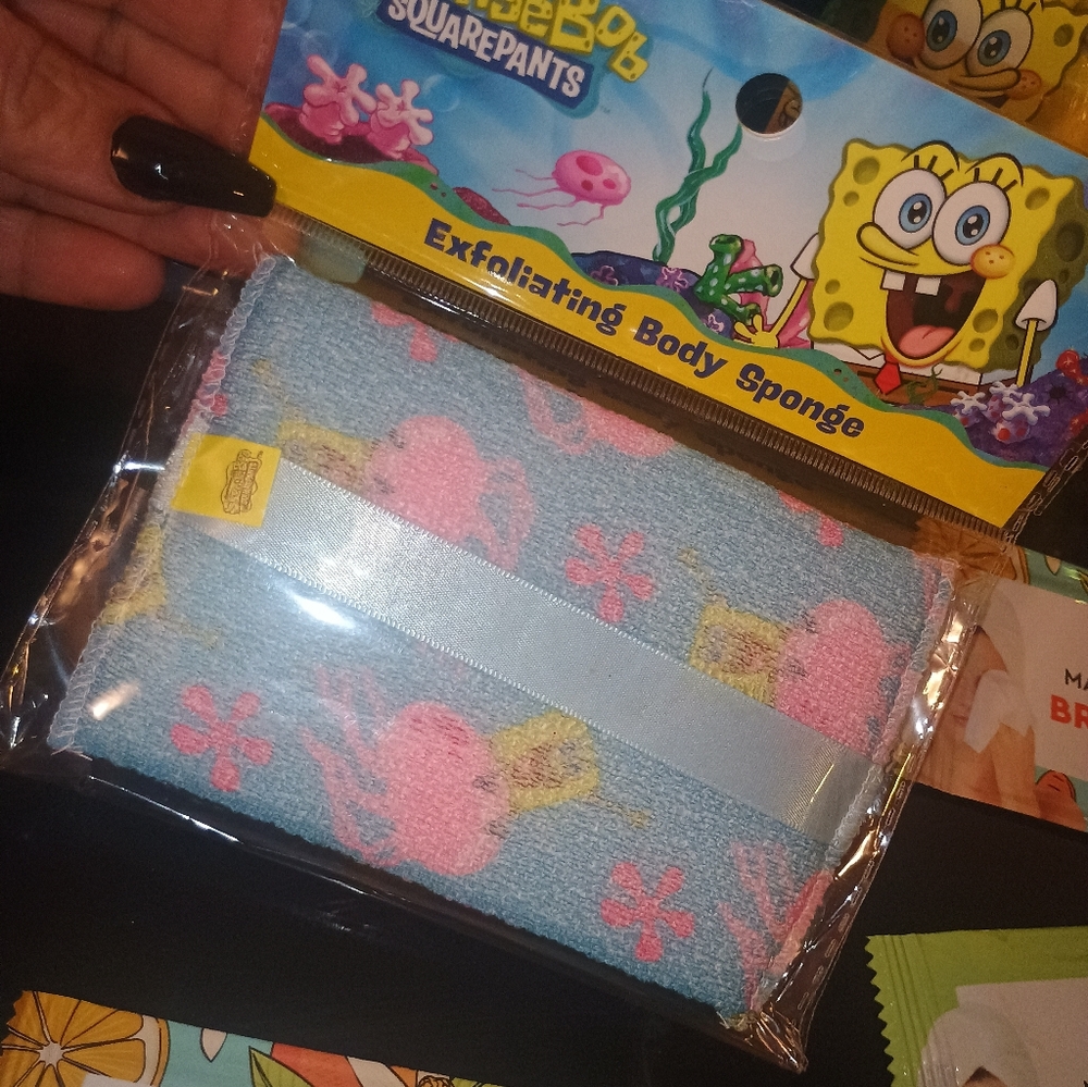 SpongeBob SquarePants Bath & Body Set - Blue, Yellow, Pink - Picture 4 of 7